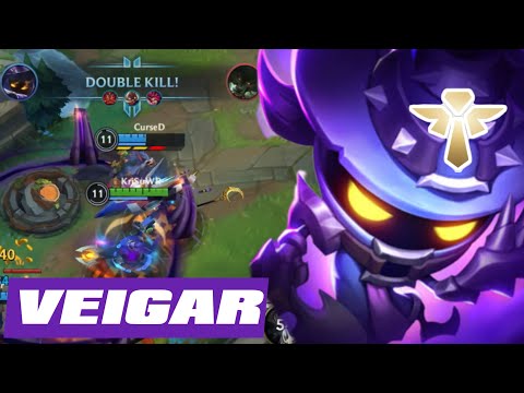 Wild Rift: VEIGAR SUPPORT GAMEPLAY IN SEASON 16 (BUILD & RUNES)
