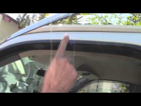 WeatherTech Wind and Rain Deflectors Installation