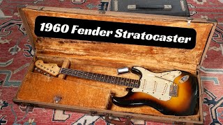 Video thumbnail for Vintage Guitar Demo: 1960 Fender Stratocaster in Sunburst finish! by True Vintage Guitar