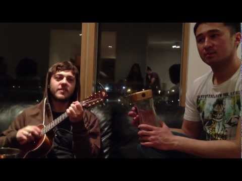 Englishman in Shymkent or Kazakhguy in Glasgow, Son Pascal and Anuar Nurpeisov