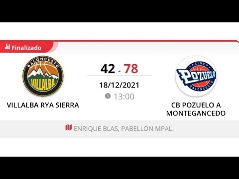 Preinfantil masc A VILLALBA RYA SIERRA - CB POZUELO