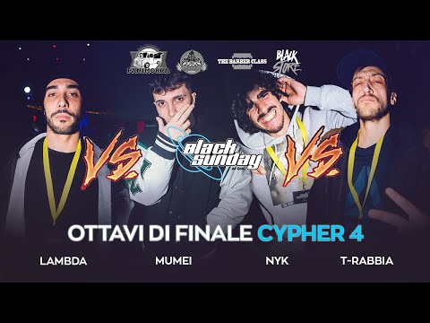 MUMEI vs T RABBIA vs NIK vs LAMBDA (Ottavi di Finale, Cypher 4) - 1ª TAPPA BLACK SUNDAY