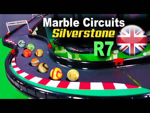 Marble Circuits: Race7 - Silverstone Grand Prix - Marble Race By Fubeca's Marble Runs