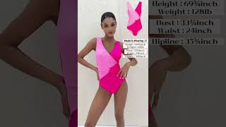 Download lagu Solid Color One Shoulder Onepiece Swimsuit Pink  #swimwear #bikini #swimsuit #fashion #beach mp3