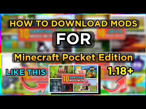 HOW TO install MODS FOR MINECRAFT POCKET EDITION || HOW TO INSTALL MODS IN MCPE | CRIPTBOW GAMING |