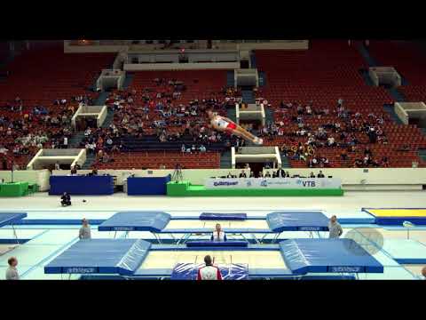 USHAKOV Dmitrii (RUS) - 2018 Trampoline Worlds, St. Petersburg (RUS) - Qualification Trampoline R2