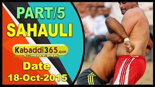 (1) Sahauli (Ludhiana) Kabaddi Tournament 18 Oct 2015