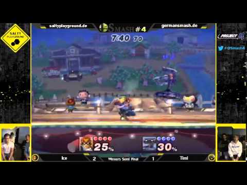 OSmash#4 - Ice (Cpt Falcon) vs Timi (Rob) - P:M Singles Winners Semi Final