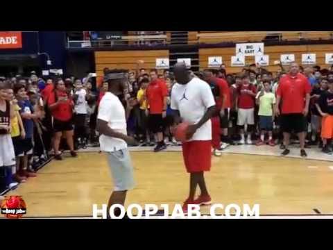 Chris Paul Challenges Michael Jordan If MJ Misses 3 Shots The Whole Camp Gets Free Jordans.HoopJab