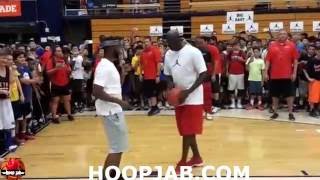 Chris Paul Challenges Michael Jordan If MJ Misses 3 Shots The Whole Camp Gets Free Jordans.HoopJab