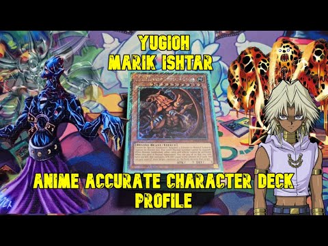 Yugioh! Marik Ishtar Anime Accurate Character Deck Profile Duel Monsters Series