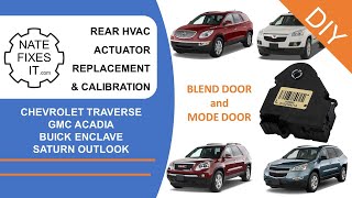 2017-2024 Acadia, Traverse, Enclave & XT6 Heater Assembly: Blend Door ...