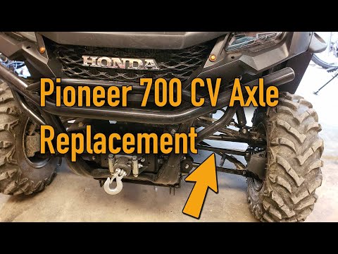 Honda Pioneer 700 Front CV Axle Replacement - How To