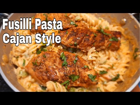 Fusilli Pasta Recipe || Cajun Style Chicken Pasta Recipe || Fusilli Pasta Cajun Style
