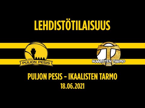 18.06.2021 Lehdistötilaisuus Puijon Pesis - Ikaalisten Tarmo