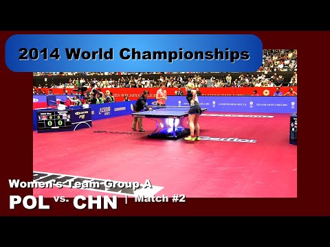2014 WTTC Women's Team - Group A: POL-CHN Match 2 POL CHN Kusinska v Ding Ning