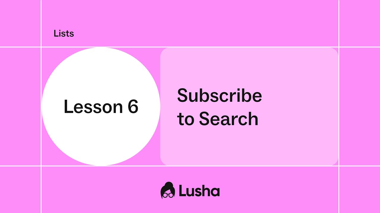 Subscribe to search