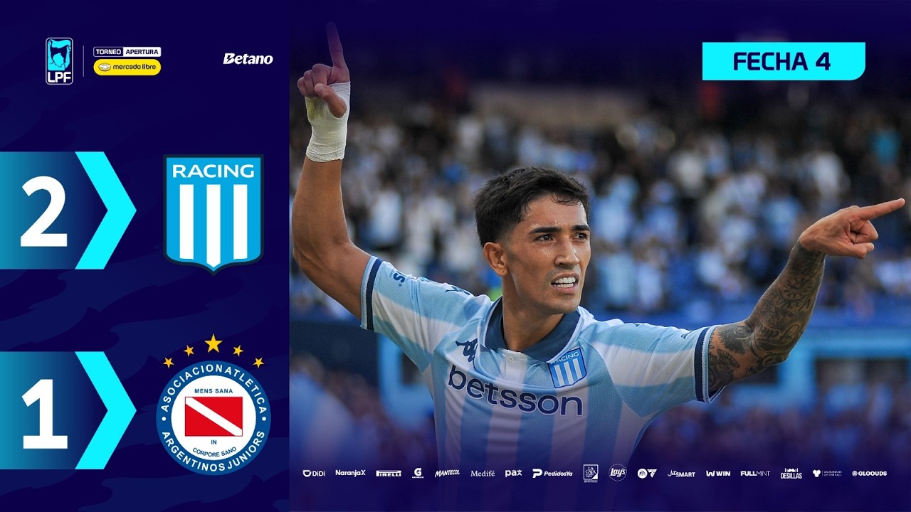 Racing Club vs Argentinos Juniors Highlights