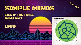 Simple Minds - Sign O&#39; The Times (1989) (Maxi 45T)