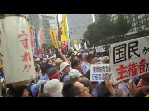 ７月１日官邸前抗議