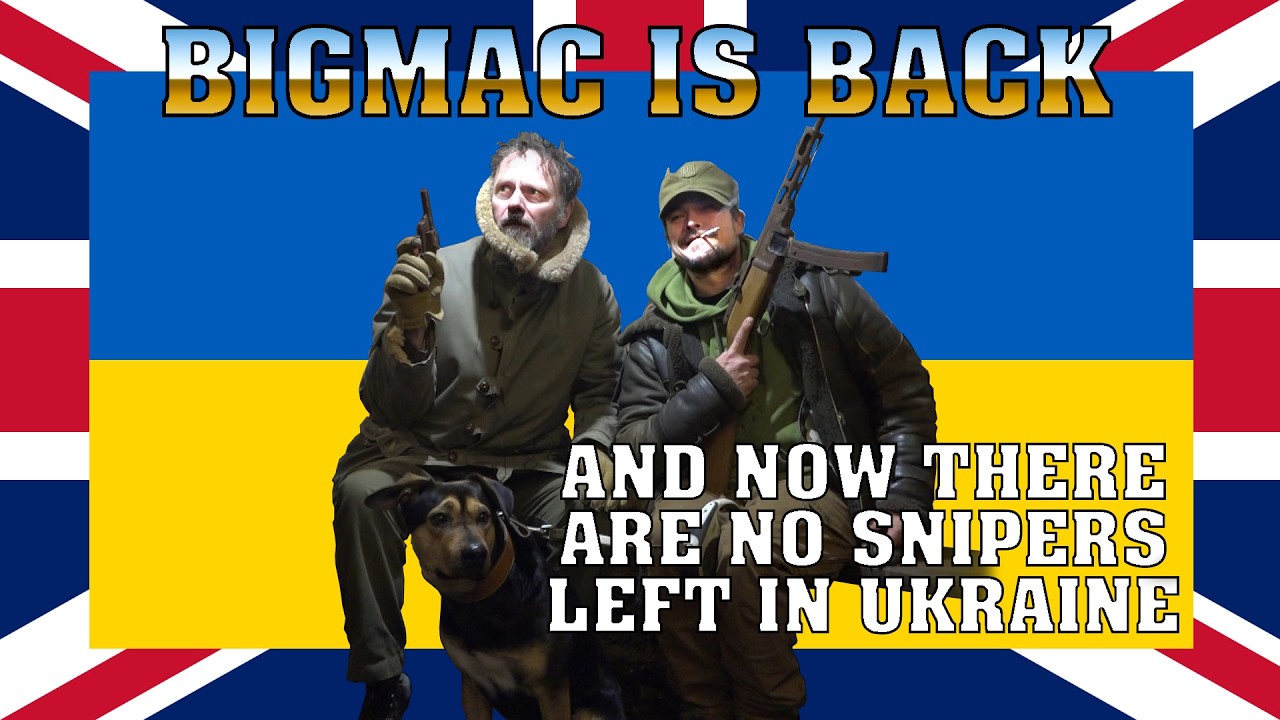 Two Brits and a dog in a bunker in Ukraine