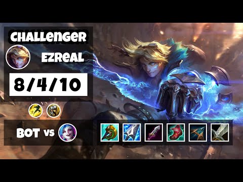 Ezreal vs Jinx TURKISH Challenger BOT (8/4/10) - v11.13