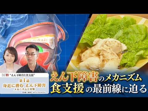 栄養学科 BS11放送番組・第1話【身近に潜むえん下障害 】 えん下障害のメカニズムと対策　食支援の最前線に迫る【介護食】