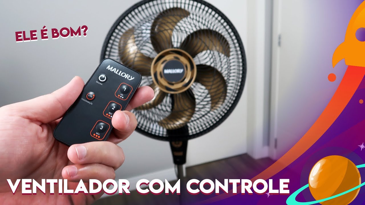 VENTILADOR DE COLUNA MALLORY AIR TIMER TS+ COM CONTROLE REMOTO (UNBOXING COMPLETO) #209