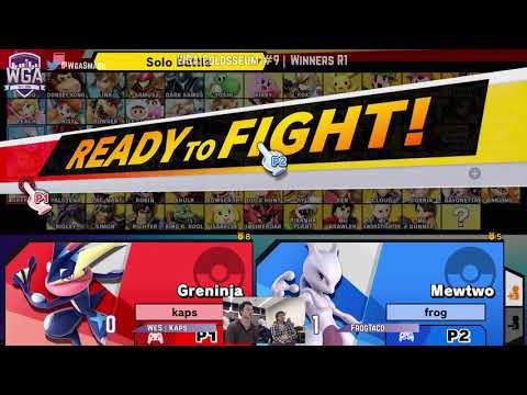 Kaps (Greninja) vs. Frogtaco (Mewtwo) - WGA Colosseum #9 - Winners R1