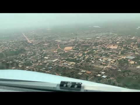 Aproximando-se da GGOV Rwy21. Aeroporto Bissau Osvaldo Vieira