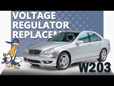 Mercedes-Benz W203 C-Class Voltage Regulator Replacement