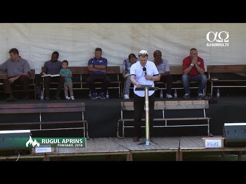 Rugul Aprins Ponoară 2018 - 4 - Răzvan Mihăilescu; momente de rugaciune