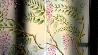 Vetrate artistiche  Glicine di Vincenzo Greco