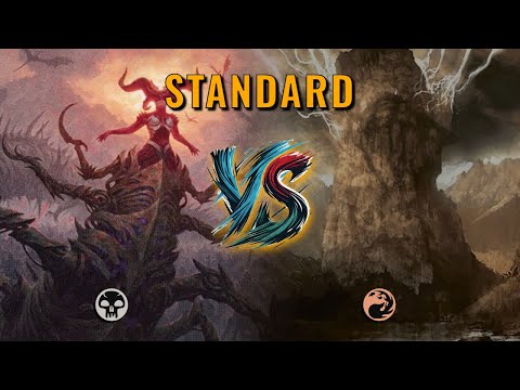 MTG Standard - Mono Black Midrange by Numbskull VS Mono Red Aggro by Hitsui