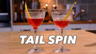 Prohibition Cocktail:  Crafting A 1930s 'Tail Spin' Whiskey Cocktail