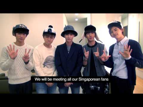 Greetings from B1A4 at KStar FanFest & Korea Festival Singapore 2014