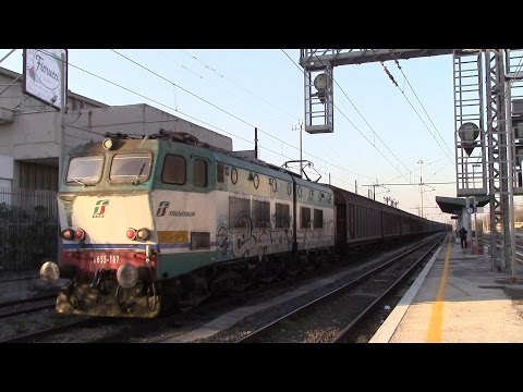 E655.167 sul MRS 55307 Bologna Interporto - Maddaloni Marcianise, in partenza da Pomezia