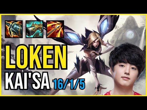 LOKEN - KAI'SA vs. SAMIRA ADC | KR RANKED | PATCH 11.1