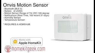 Onvis Motion Sensor with Apple Homekit