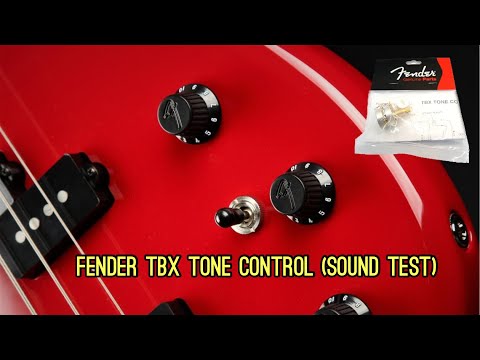 Fender TBX Tone control (sound test)