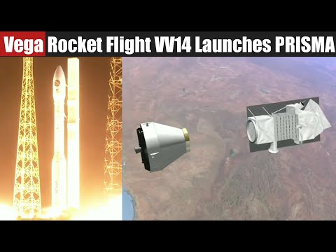 Arianespace Flight VV14 Launches PRISMA Earth Observation Satellite on Vega Rocket