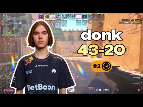 DONK 43-20 EU FACEIT POV (Dust2) | 4416 ELO
