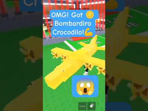 GOLD BOMBARDIRO CROCODILO 🐊 | STEAL A BRAINROT 🧠 #shorts