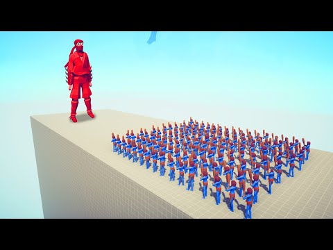 GIANT SENSEI vs MELEE UNITS | TABS - Totally Accurate Battle Simulator
