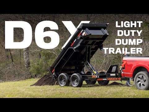 2024 MAXX-D TRAILERS 5X10X2 - 10K DUMP D6X in Merced, California - Video 1