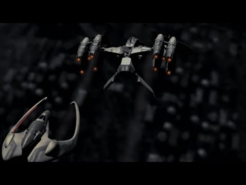 Slipfighters vs 6 Marduk fighters, Trance words of wisdom, Tyr and Captain Hunt are shot down