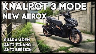 Download lagu Knalpot 3 Suara Ronin Hanzo di Aerox Connected – Review & Sound Test 2024! mp3