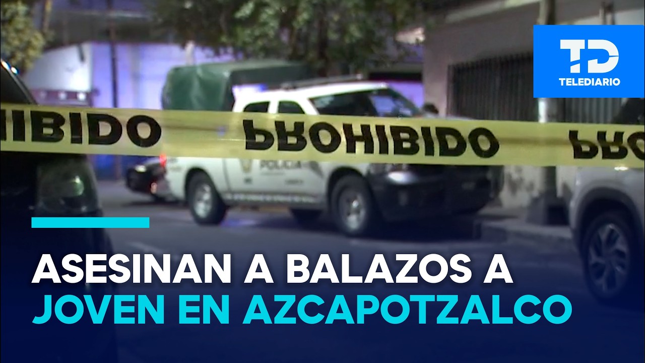 ¡De 5 balazos! Joven es asesinado en calles de la colonia Nueva Santa María, Azcapotzalco