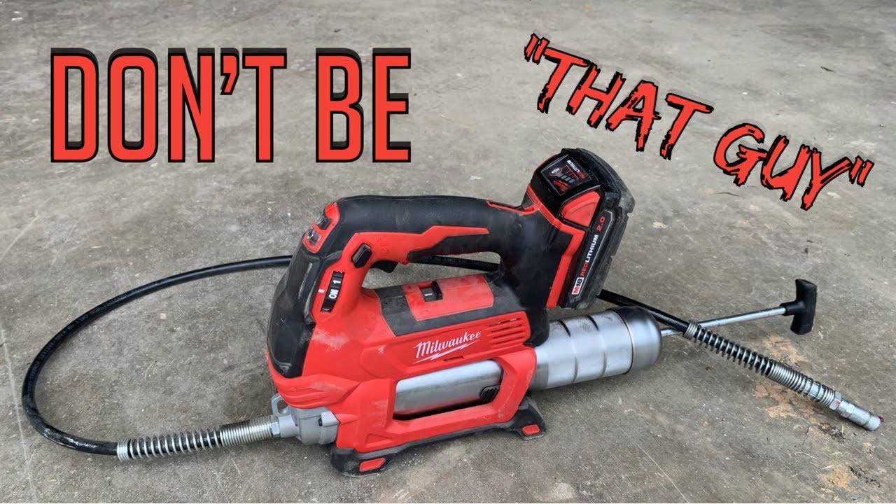 HOW TO: Milwaukee grease gun reload.