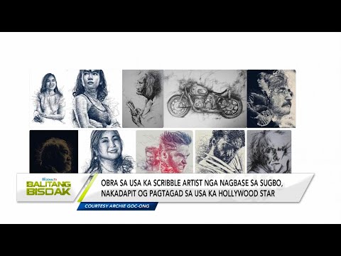 Balitang Bisdak: Scribble artwork sa Cebu-based artist, gidayeg sa Hollywood star